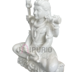 Shiva Marble Statue | Sacred Mahadev Idol | Temple Grade Moorti | Divine Meditation Art | Traditional Sculpture