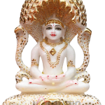 HandCrafted Jain Parshwanath Statue | Temple Grade Tirthankar | Sacred Jain Art | Traditional Spiritual Idol | Peace Sculpture