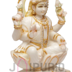 Sitting Lakshmi Goddess Statue | 30cm Wealth Deity | Diwali Prosperity Idol | Traditional Fortune Art | Sacred Gift