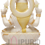 Sitting Lakshmi Goddess Statue | 30cm Wealth Deity | Diwali Prosperity Idol | Traditional Fortune Art | Sacred Gift