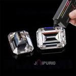 Emerald Cut Certified Moissanite Diamond D VVS1 (0.60-12.00 CT) | IGC & GRA Certified | Premium Lab Diamond Alternative