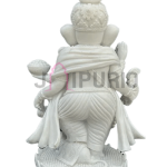 Marble Ganesha Statue: Exquisite Hand-Carved Murti | Divine Decor, Spiritual Gift | Remover of Obstacles | Authentic Indian Art