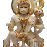 Hanuman ji Statue: Divine Devotion Marble Murti | Spiritual Decor, Bhakti Gift | Symbol of Strength | Authentic Indian Art