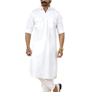 White Pathani Kurta Salwar Set Men - Premium Traditional Ethnic Wear | Jaipurio