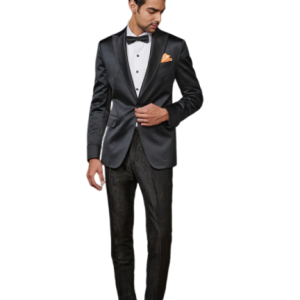 Classic Extravaganza Black Tuxedo Jacket - Timeless Elegance in Sizes S to XL | Jaipurio