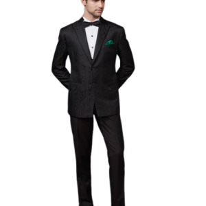 Opulent Noir-Burgundy and Black Tuxedo Jacket - Luxurious Style in Sizes S to XL | Jaipurio