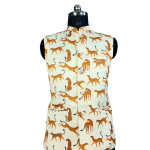 Wild Leopard Nehru Jacket | Premium Animal Print Design | Contemporary Fashion | Modern Statement Wear | Designer Collection | Size XS-XXL | Jaipurio