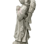 Large Praying Angel Statue: Divine Stone Masterpiece | Garden & Memorial Art | Authentic Craftsmanship | Sacred Sculpture