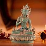 Vajrasattva Primordial Buddha Brass Statue | 16" Height | Antique Patina Finish | Sacred Buddhist Art | Traditional Collection | Jaipurio