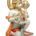 Hanuman Idol: Majestic 46 CM Shri Hanuman Statue | Divine Home Decor | Authentic Indian Craftsmanship | Sacred Temple Art