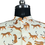 Wild Leopard Nehru Jacket | Premium Animal Print Design | Contemporary Fashion | Modern Statement Wear | Designer Collection | Size XS-XXL | Jaipurio