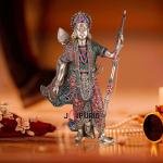 Lord Rama Brass Statue with Bow & Arrow | 26" x 20" x 15" (66 x 50.8 x 38.1 cm) | 16 kg Superfine Stonework Murti | Temple Grade Divine Art | Handcrafted