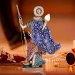 Lord Rama Brass Statue with Bow & Arrow | 26" x 20" x 15" (66 x 50.8 x 38.1 cm) | 16 kg Superfine Stonework Murti | Temple Grade Divine Art | Handcrafted