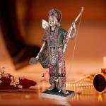Lord Rama Brass Statue with Bow & Arrow | 26" x 20" x 15" (66 x 50.8 x 38.1 cm) | 16 kg Superfine Stonework Murti | Temple Grade Divine Art | Handcrafted
