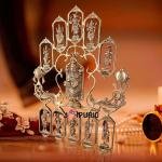 Pure Brass Dashavatar Wall Hanging with Tirupati Balaji 20"x21.5" | Vishnu's 10 Avatars | Divine Blessings & Prosperity | Intricate Carvings | Spiritual Decor