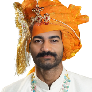Metal Doriya Traditional Safa | Premium Handcrafted Metallic Weave Turban, Luxury Wedding Wear | Classic Rajasthani Headgear | Ceremonial Choice
