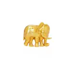 Gold Cut-Out Elephant Cufflink | Heritage Design | Sterling Silver | Jaipurio