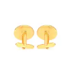 Ivory Mallard Brass Cufflinks - Moorish-Inspired Design | Intricate Enamelling & Miniature Painting | Jaipurio