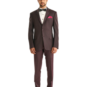 The Burnt Sienna Jacquard Western Jacket (S-XL) | Rich Textured Formal Wear | Sophisticated Jacquard Collection by Jaipurio