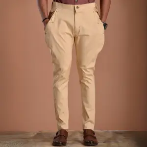 Personalized Premium Men's Breeches | Desert Sand Cotton Riding Pants | Custom-Made Indian Equestrian Style | Comfortable Belt Closure | Being Brothers