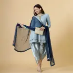 Lawn Green Kurti-Palazzo Set with Sequin Dupatta | Premium Cotton Blend | Traditional Indian Ethnic Wear | Festive Collection | Size XS-XXL | Jaipurio
