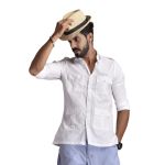 Men's Rajputana Hunting Styled White Shirt | Regal Outdoor Wear