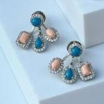 Petal Jacket Earrings | Jaipurio Curates Holiday Collection | Festive Elegance