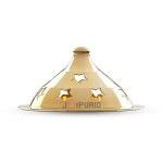 Brass Akhand Diya Oil Lamp | Traditional 5" Puja Lamp with Borosilicate Glass | Handcrafted Temple Diya | Spiritual Home Decor | Sacred Indian Art