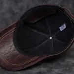 Full Grain Leather Baseball Cap | Casual Street Style | Jaipurio Groomsmen Gift