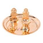 Complete Pooja Thali Set | Lakshmi Ganesh Metal Aarti Plate | Traditional Festival Kit | Bhai Dooj Special | Sacred Ceremony Collection