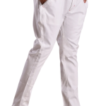 Personalized Premium Men's Breeches | Pure White Cotton Riding Pants | Custom-Made Indian Equestrian Style | Comfortable Belt Closure | Being Brothers