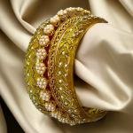 Bangadi with Glass Bangles Set | Traditional Modern Mix | Designer Chudiya Collection | Fusion Style Bangles | Fashion Accessory