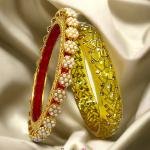 Bangadi with Glass Bangles Set | Traditional Modern Mix | Designer Chudiya Collection | Fusion Style Bangles | Fashion Accessory