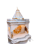 Divya Marble Mandir - Exquisite Temple for Home (42" W x 24" D) | Handcrafted Puja Ghar by Jaipurio