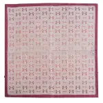 Red Ombre Snaffle Pocket Square | Pure Silk | Luxury Design | Jaipurio