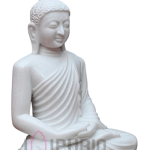 Buddha Statue: Serene Marble Sculpture | Handcrafted Zen Decor, Meditation Gift | Enlightenment Symbol | Buy Authentic Indian Buddhist Art