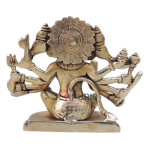 Panchmukhi Hanuman Ji Brass Showpiece: 6.5x3.2x5.5 inch Five-Faced Idol | Premium Sacred Art | Large Divine Protection | Statement Piece