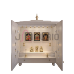 Marble Home Temple: Exquisite 122.8cm Mandir | Divine Decor, Spiritual Center