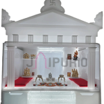 Marble Home Temple: Grand 83cm Mandir | Luxurious Divine Decor, Spiritual Centerpiece