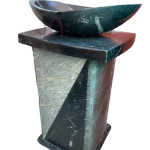 Marble Pedestal Basin: 36" Luxurious Sink | Elegant Bathroom Decor, Handcrafted Design