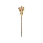 Pearl Claw Lapel Pin - Sterling Silver & Gold Finish | Handcrafted by Local Artisans | Jaipurio