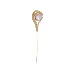 Pearl Claw Lapel Pin - Sterling Silver & Gold Finish | Handcrafted by Local Artisans | Jaipurio