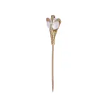 Pearl Claw Lapel Pin - Sterling Silver & Gold Finish | Handcrafted by Local Artisans | Jaipurio