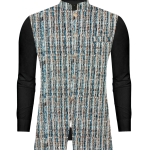 Fashion Convergence Modi Jacket | Zardozi Zenith "Palace Drapes" with Lotus Legacy Print