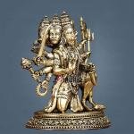 Intricate Superfine Brass Panchmukhi Hanuman Idol 6" | Divine Strength & Blessings | 0.8 kg Detailed Statue | 5" Width, 4.5" Depth | Enhance Sacred Space