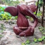 Sitting Baby Elephant Hand Carved Marble Sculpture | Jaipurio