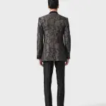 The Gold Foil Flora Tuxedo Jacket - Luxurious Style in Sizes S to XL | Jaipurio