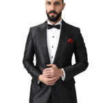 The Arched Pattern Tuxedo Jacket | Premium Designer Formal Wear | Jaipurio Collection