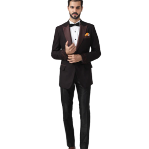 The Burnt Sienna Tuxedo Jacket - Sophisticated Style in Sizes S to XL | Jaipurio