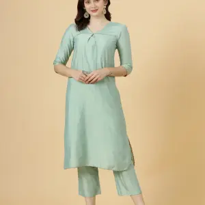 Classy Sea Green Co-Ord Set | Premium Cotton Blend | Contemporary Fashion | Modern Two-Piece Set | Perfect Daily Wear | Size XS-XXL | Jaipurio